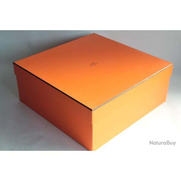 HERMES Boite carton orange 43x43x18 cm Sac Kelly Birkin