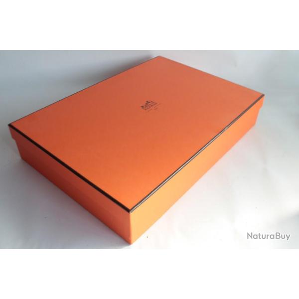 HERMES Boite carton orange 44x31x8,5 cm