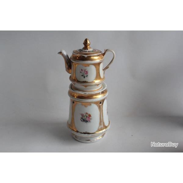 Tisani�re porcelaine Vieux Paris XIXe si�cle