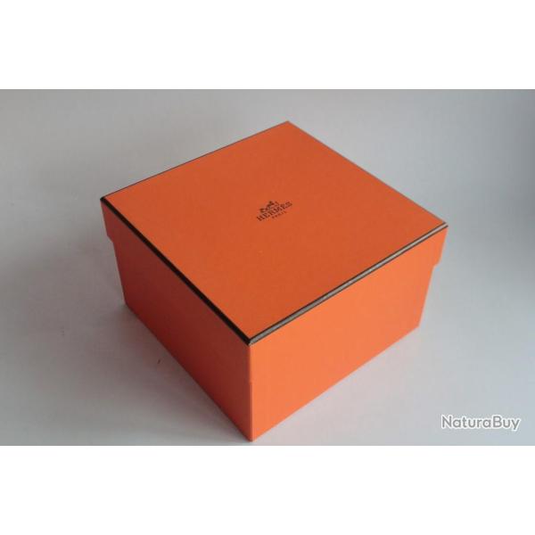 HERMES Boite carton orange 17,5x17,5x10,5 cm