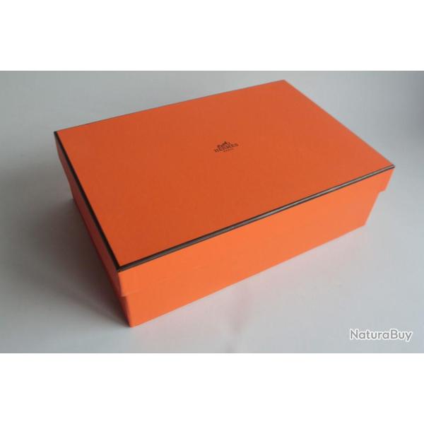 HERMES Boite carton orange 27,5X18,5x8,5 cm