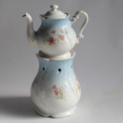 Tisanière porcelaine XIXe siècle Napoléon III