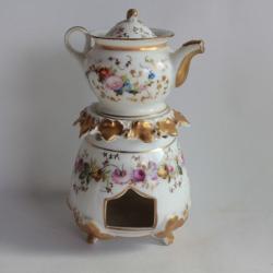 Tisanière porcelaine XIXe siècle