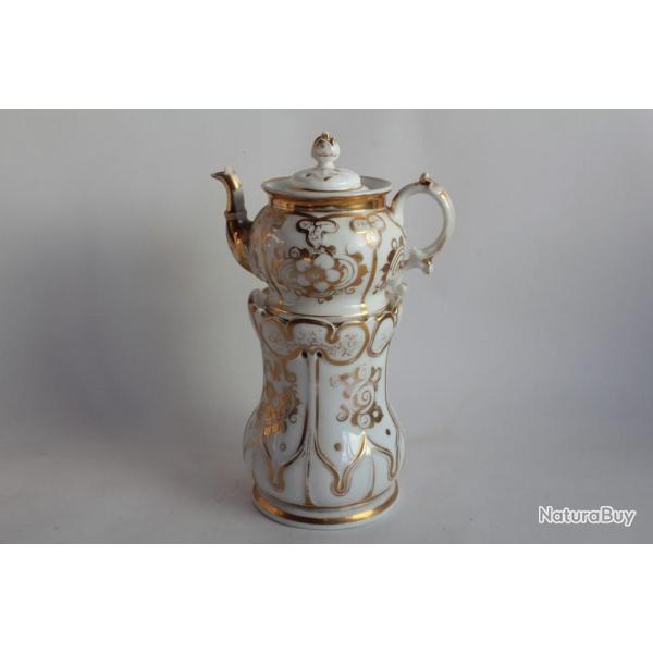 Tisani�re porcelaine de Paris XIXe si�cle