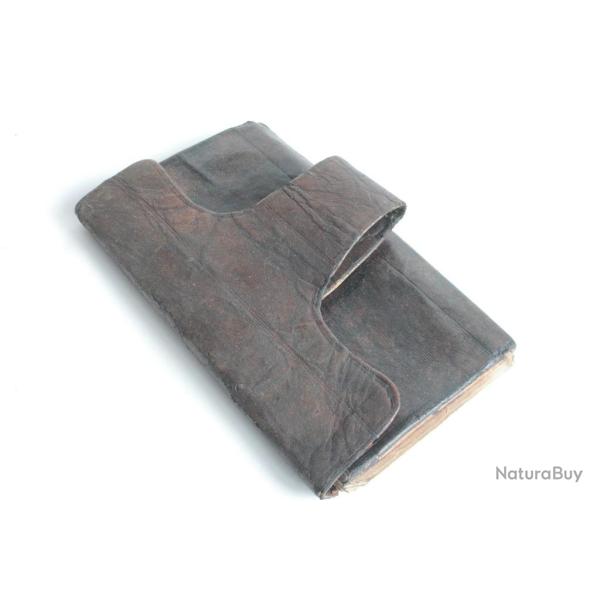 Portefeuille cuir Gravures Dresde Francfort Allemagne XIXe si�cle