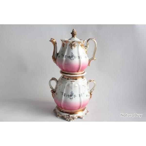 Tisani�re porcelaine de Paris XIXe si�cle