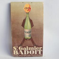 Carton publicitaire Badoit St Galmier Eau minérale naturelle