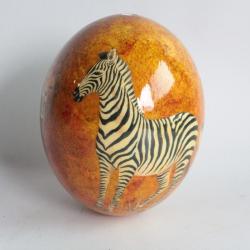 OEuf d'autruche Lion Zèbre Lycaon