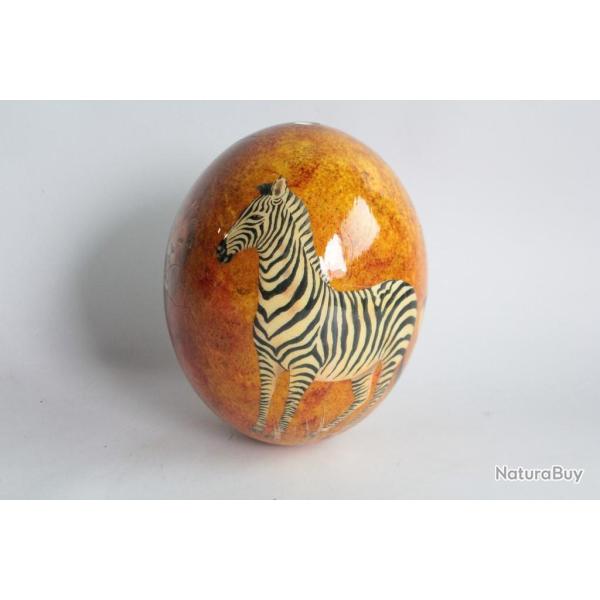 OEuf d'autruche Lion Z�bre Lycaon