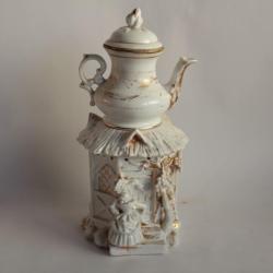 Tisani&egrave;re porcelaine XIXe si&egrave;cle