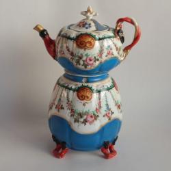 Tisani&egrave;re porcelaine XIXe si&egrave;cle Napol&eacute;on III