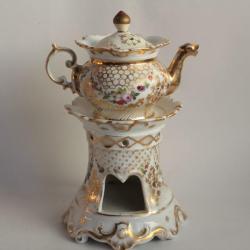 Tisani&egrave;re porcelaine de Paris XIXe si&egrave;cle