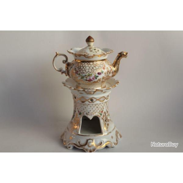 Tisani�re porcelaine de Paris XIXe si�cle