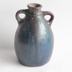 Vase à anses grès émaillé