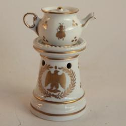 Tisanière porcelaine de poupée Napoléon Aigle impérial
