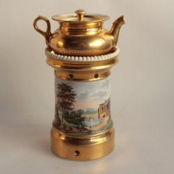 Tisanière porcelaine de Paris Empire XIXe siècle
