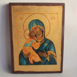 Icône orthodoxe Vierge à l'enfant