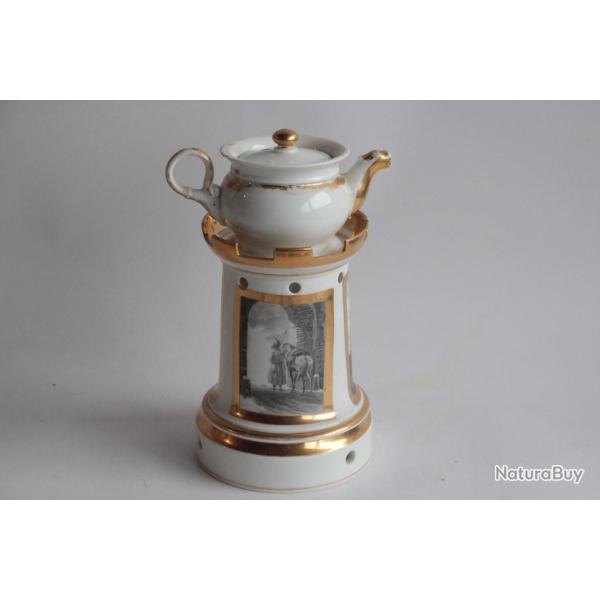 Tisani�re porcelaine de Paris XIXe si�cle