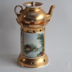 Tisanière porcelaine de Paris Empire XIXe siècle