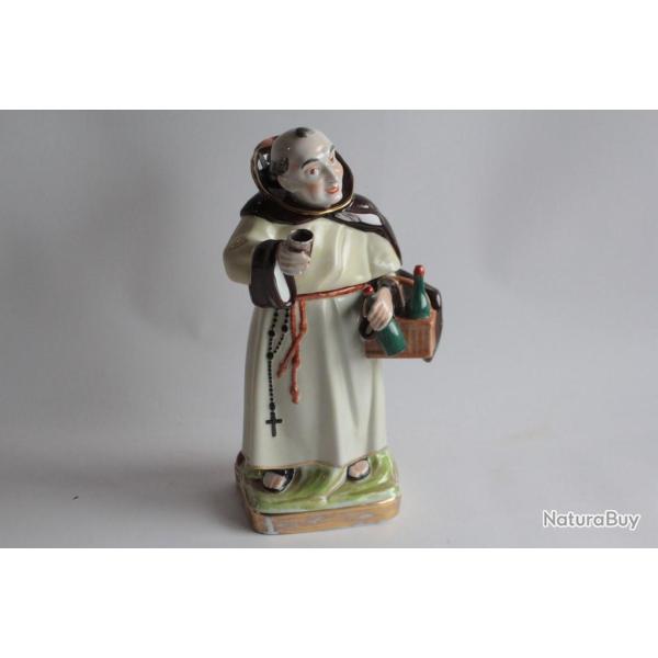 Tisani�re porcelaine figurative Moine