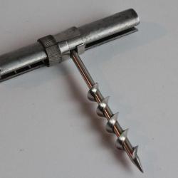 Ancien tire-bouchon de poche vis d'Archimède brevet Suisse Burkhalter