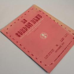 Le Cordon Bleu Revue illustrée cuisine n°36 année 1949