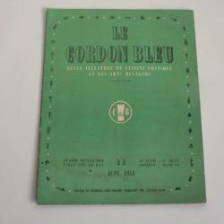 Le Cordon Bleu Revue illustrée cuisine n°33 année 1949