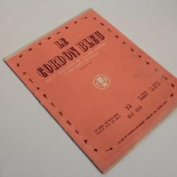 Le Cordon Bleu Revue illustrée cuisine n°32 année 1949