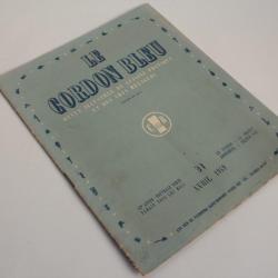 Le Cordon Bleu Revue illustrée cuisine n°31 année 1949