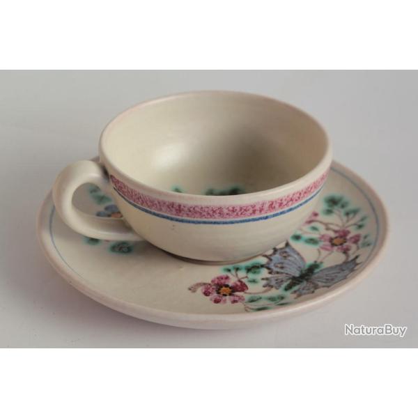 Tasse c�ramique Papillon Rheinfelden Arnold Zahner Suisse