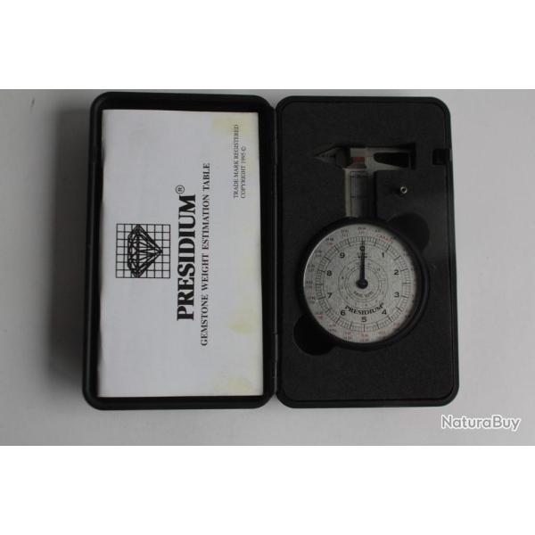 PRESIDIUM Calibre analogique pierres pr�cieuses Jauge Mesure Diamant