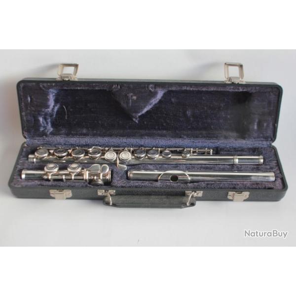 Ancienne Flte traversire Master mtal argent