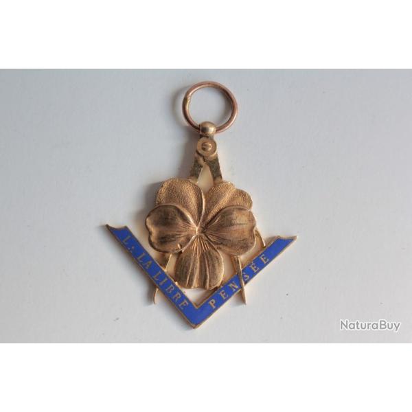 M�daille Franc-ma�on La Libre Pens�e