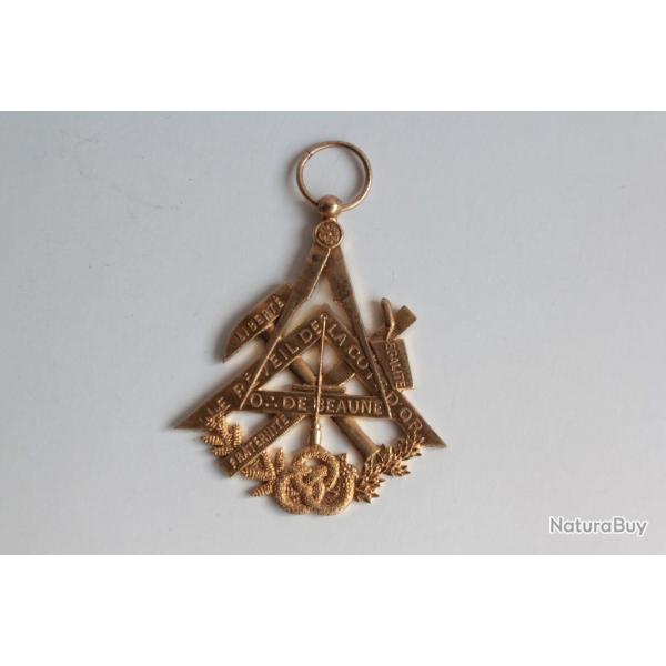 M�daille Franc-ma�on Loge R�veil de la C�te d'Or