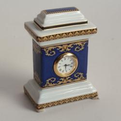 VERSACE Pendulette porcelaine Blue Medusa Rosenthal