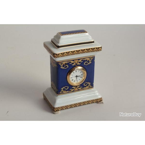 VERSACE Pendulette porcelaine Blue Medusa Rosenthal