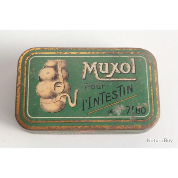 Bo�te m�dicaments t�le lithographi�e Muxol pour l'intestin Pharmacie