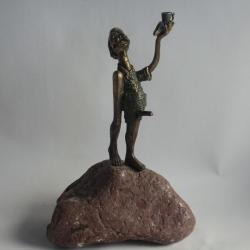 Sculpture bronze Anastas Konstantinov Mystical Expressionism