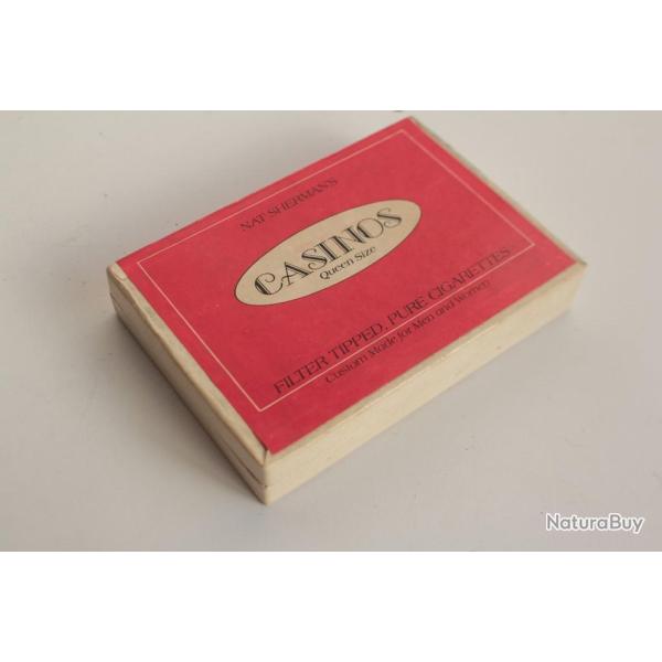 Bo�te � cigarettes carton Nat Sherman's Casinos Queen size