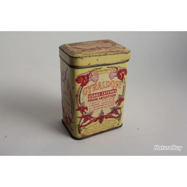 Bo�te m�dicaments t�le lithographi�e Gyraldose Poudre antiseptique