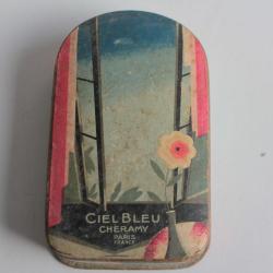 Ancienne boite flacon Parfum Ciel Bleu Cheramy Paris