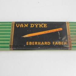 Boîte tôle lithographiée Crayons Van Dyke Eberhard Faber