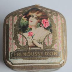 Boite à poudre Frimousse d'or Lorenzy Palanca Art Nouveau