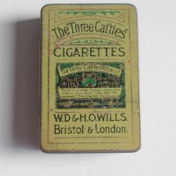 Boîte à Cigarettes tôle The Three Castles W.D. & H.O. Wills London