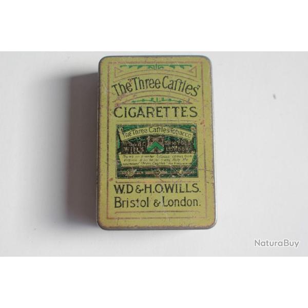 Bo�te � Cigarettes t�le The Three Castles W.D. & H.O. Wills London