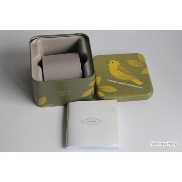 �crin pour montre FOSSIL Birds World