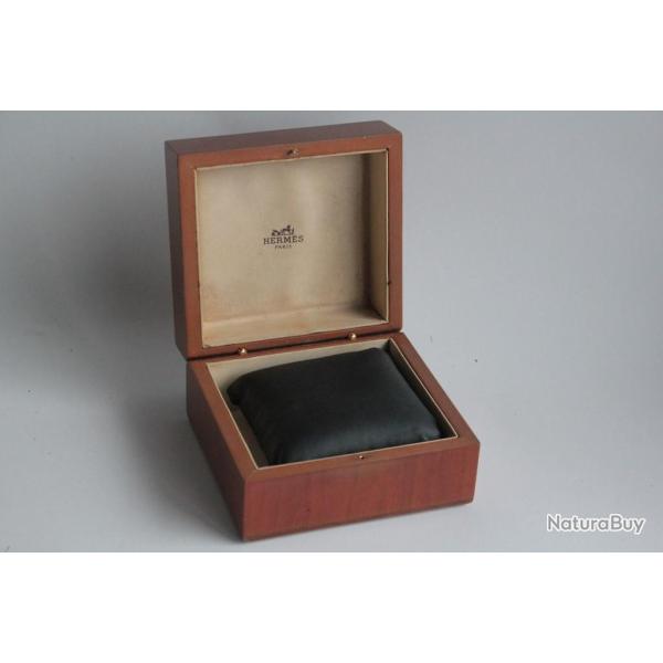 HERMES crin pour montre bois laqu