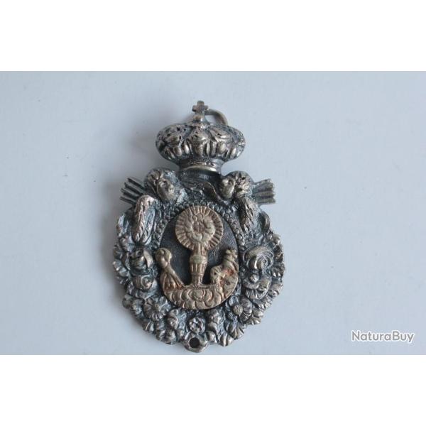 Ancien pendentif M�daille religieuse