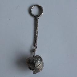 Ancienne boite coeur argent H'Mong Nord du Vietnam