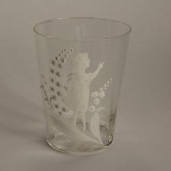 Verre cristal Mary Gregory